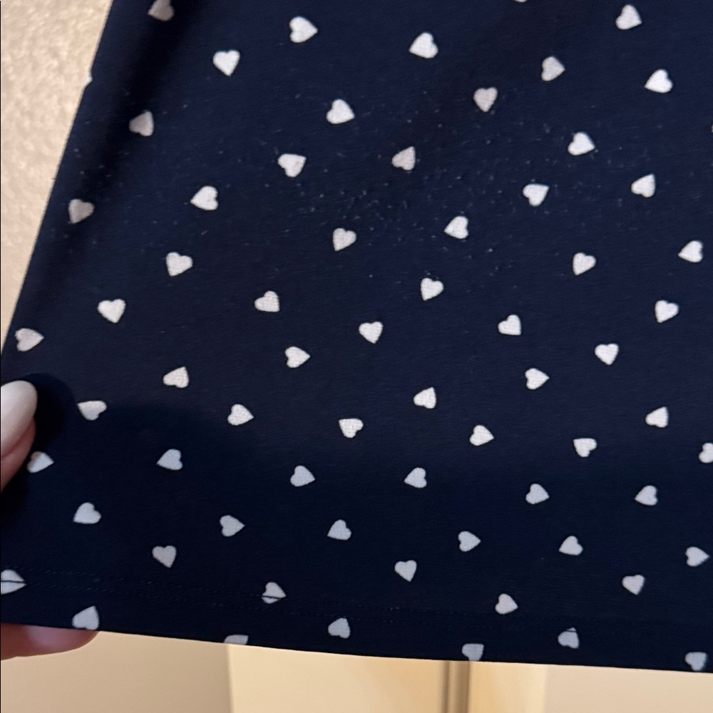 croft & barrow Navy Sleeveless Heart-Print Camisole Top 1X - Picture 4 of 10